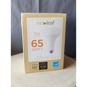 NewLeaf‎ LED 2700K Warm White Flood Light Bulb 8 Watt 25K Hours dimmable BR30 8w